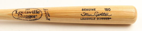 Steve Carlton Signed Louisville Slugger Bat (Beckett) 1970s Phillies Ace Starter