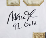 Magic Johnson "92 Gold" Signed White & Gold Nike Team USA Jersey BAS W #5W006548