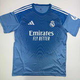 Autographed/Signed Thibaut Courtois Real Madrid Blue Jersey Beckett BAS COA