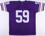 Matt Blair Signed Minnesota Vikings Jersey (JSA COA) 6xPro Bowl Linebacker