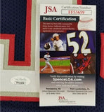 Willie McGinest Signed Patriots Jersey (JSA COA) 3xSuper Bowl Champion L.B.