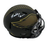 Randall Cunningham Signed Philadelphia Eagles Speed STS 4 NFL Mini Helmet