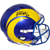 Kyren Williams Autographed/Signed Los Angeles Rams F/S Helmet Beckett 43842