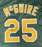 MARK McGWIRE - Oakland Athletics Signed Custom Replica Jersey AUTO - BAS