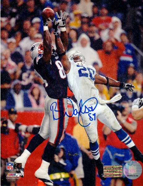 Benjamin Watson New England Patriots Signed 8x10 Photo vs Colts Patriots Alumni