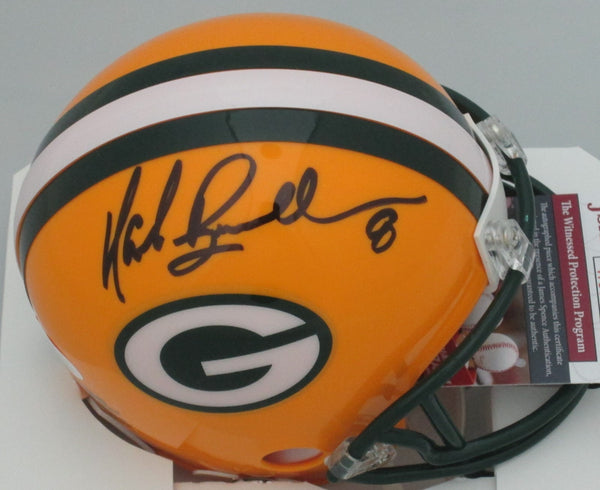 Packers quarterback MARK BRUNELL Signed Riddell Mini Helmet AUTO - JSA
