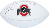 Chase Young Ohio State Buckeyes Autographed White Panel Football