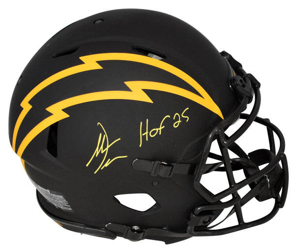 ANTONIO GATES SIGNED LOS ANGELES CHARGERS ECLIPSE AUTHENTIC HELMET W/ HOF 25