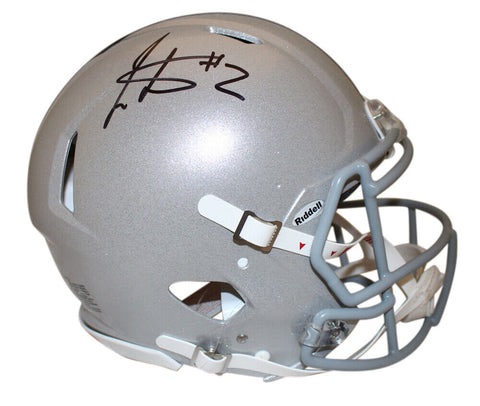 Cris Carter Autographed Ohio State Buckeyes Speed Authentic Helmet BAS 40036