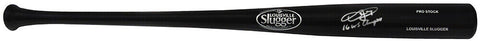 Dexter Fowler Signed LS Pro Stock Black Baseball Bat w/2016 WS Champs- (SS COA)