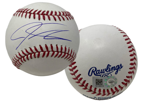 Josh Hamilton Autographed Texas Rangers Authentic MLB Baseball PSA