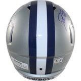 Deion Sanders Autographed Dallas Cowboys F/S Helmet Beckett Witness 55192