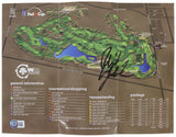 Phil Mickelson Authentic Signed Waste Management Phoenix Open Map BAS #BK12635