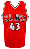 Roger Powell Jr. Signed Orange Custom Basketball Jersey w/2-INSC - (SS COA)