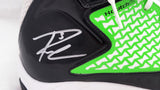 Russell Wilson Autographed Turf Under Armor Cleats Seahawks 12.5 RW Holo 42135