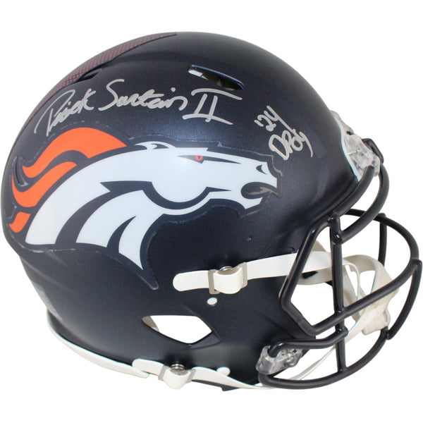 Patrick Surtain Autographed Denver Broncos Pro Helmet 24 DPOY Beckett W 53129