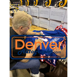 Phil Simms Autographed Pro Style Jersey Blue Sz XL Beckett WIT 58506
