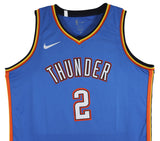 Thunder Shai Gilgeous-Alexander Signed Blue Nike Icon Edition Jersey BAS