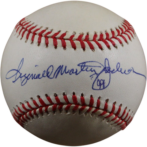 Reginald Martinez Jackson Autographed New York Yankees AL Baseball Beckett 56511