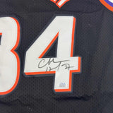 Autographed/Signed Charles Barkley Phoenix Black Basketball Jersey JSA COA