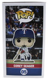 Rangers Corey Seager Signed Texas Rangers #05 Funko Pop Figure JSA #CD80414