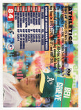 Ben Grieve Signed A's 1994 Stadium Club Draft Picks Rookie Card #84- (SS COA)