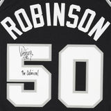 FRMD David Robinson Spurs Signed Mitchell & Ness 98-99 Authentic Jersey w/Insc