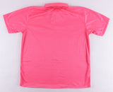 John Daly Signed Pink Golf Polo Shirt (JSA COA) 1991 PGA & 1995 PGA Open Champ