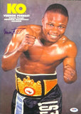 Vernon Forrest Autographed Signed 10.5x15 Magazine Poster Photo PSA/DNA #T19779