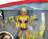 ALEXA BLISS AUTOGRAPHED WWE ACTION FIGURE 5 FEET OF FURY BECKETT 208698