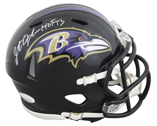 Ravens Jonathan Ogden Authentic Signed Speed Mini Helmet JSA #WB100778