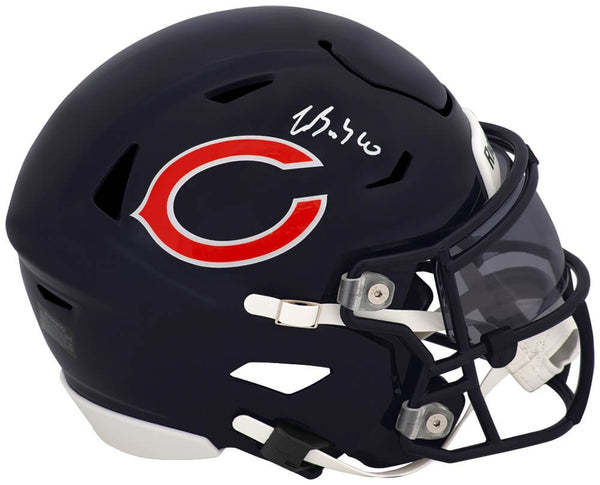 Luther Burden III Signed Bears Riddell Mid-Size (MIDI) SpeedFlex Helmet - SS COA