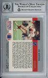 Joe Montana Autographed 1990 Pro Set #24 Trading Card Beckett 10 Slab 37553