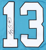 Kelvin Benjamin Signed Panthers Jersey (JSA COA) All Star Carolina Receiver /FSU