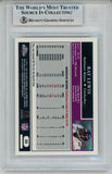 Ray Lewis Autographed 2005 Topps Chrome #33 Slabbed Trading Card Beckett 53493