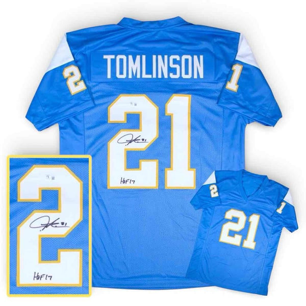 Ladainian Tomlinson Autographed Jersey - Powder Blue - Beckett Authenticated