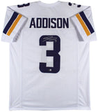 Jordan Addison Signed Minnesota Vikings Jersey (Beckett) 2023 1st Round Pick WR