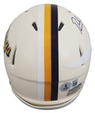 Vikings Randy Moss Authentic Signed Retro Speed Mini Helmet BAS Witnessed