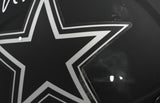 Javonte Williams Signed Cowboys F/S Eclipse Speed Helmet- Beckett W Holo *Damage