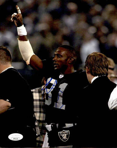 Tim Brown Oakland Raiders HOF Signed/Autographed 8x10 Photo JSA 161540