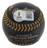 Christian Javier Astros Signed Official Black Leather MLB Baseball No Hitter BAS