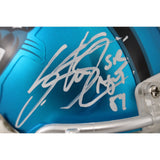 Steve Smith Autographed/Signed Carolina Panthers Mini Helmet Blaze Radtke 53144