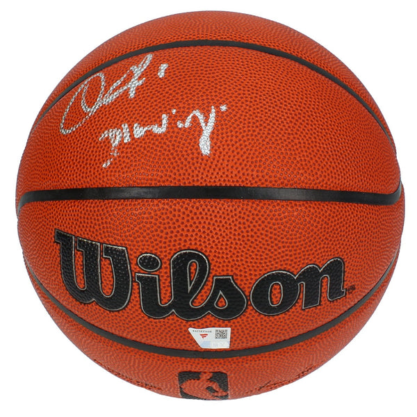 D'Angelo Russell Autographed New York Nets Authentic Wilson Basketball