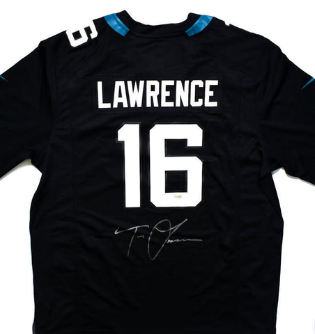Trevor Lawrence Autographed Jacksonville Jaguars Nike Black Game Jersey-Fanatics