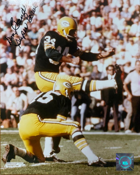Packers DON CHANDLER (d) Signed 8x10 Photo #4 AUTO w/ "Super Bowl" - AS IS