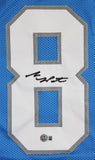 Sam Laporta Authentic Signed Blue Pro Style Jersey Autographed BAS Witnessed 3