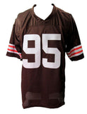Miles Garrett Signed/Auto Custom Football Jersey Browns BAS/Beckett 198323