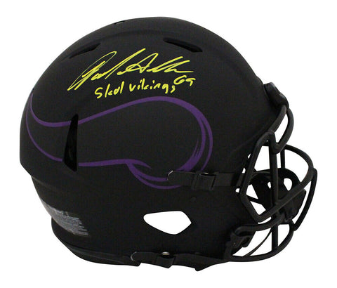 Jared Allen Signed Minnesota Vikings Authentic Eclipse Helmet SKOL BAS 37676