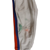 Simon Fletcher Signed Game Used Wilson 36 White Pants Beckett 45075