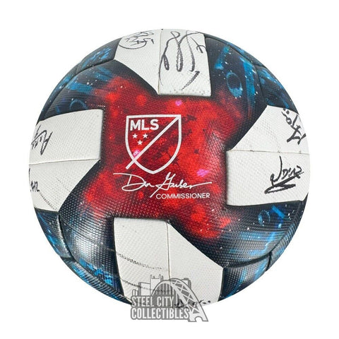 2019 Columbus Crew SC Auto Match Used Soccer Ball - BAS/Fanatics LOA (19 Sigs)